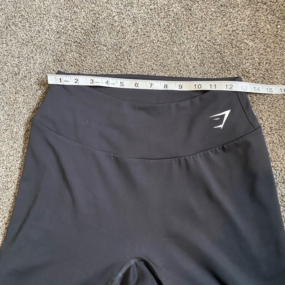 Size L 8” inseam black Gymshark shorts